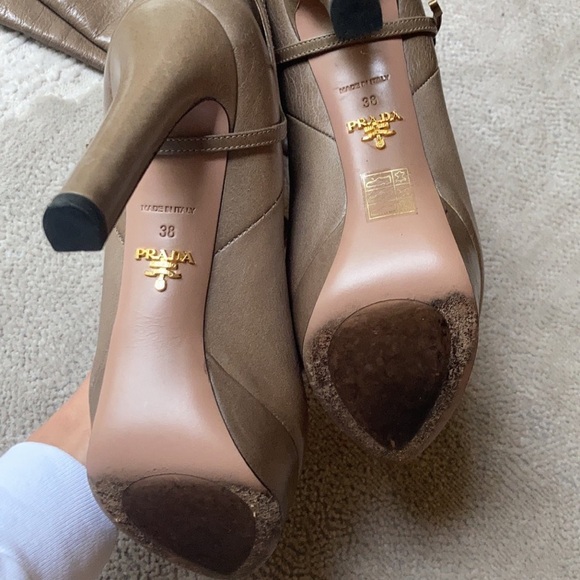 Prada leather tall boots - Picture 11 of 12